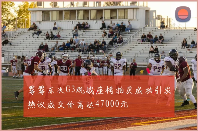 霉霉东决G3观战座椅拍卖成功引发热议成交价高达47000元